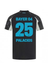 Bayer Leverkusen Exequiel Palacios #25 Jalkapallovaatteet Kolmaspaita 2024-25 Lyhythihainen